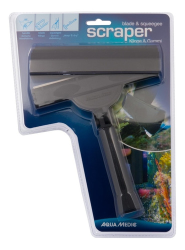 Scraper Ajustable 180° Aqua Medic Removedor Algas Acuario 
