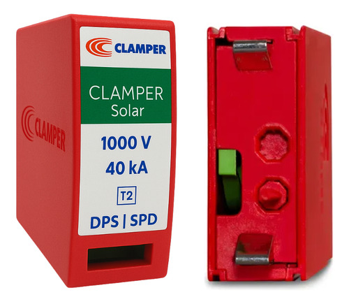 Kit 6 Clamper Plugue De Reposição Solar 1000v 40ka 18ka Dps