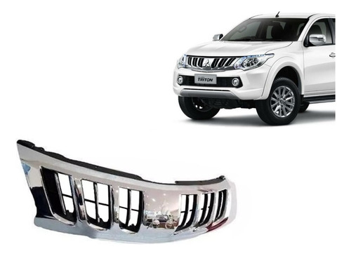 Mascara Mitsubishi L200 2016 Al 2019 Cromada Sin Logo