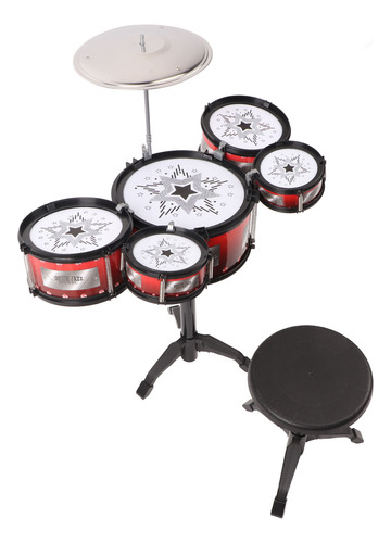 Batería Rock Jazz Instrumento Musical Bajo Set De Percusión