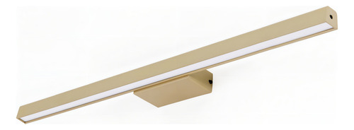 Luminária / Arandela De Iluminar Quadro Espelho Led Alx0042 Cor Champanhe Led 3000k