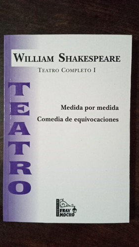 Teatro Completo I. Medida Por Medida... - Shakespeare