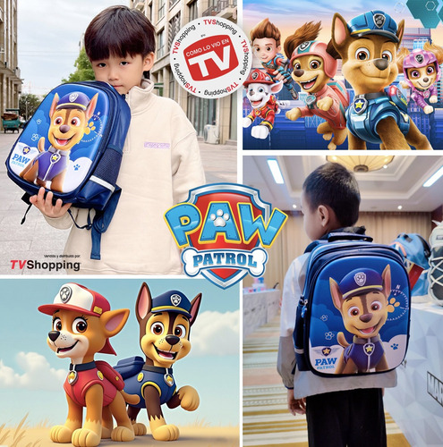 Mochila Paw Patrol Skye Y Chase