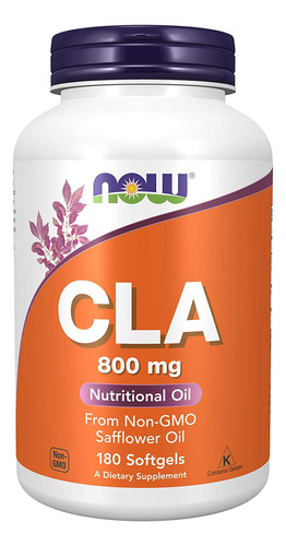 Suplementos Now, Cla (ácido Linoleico Conjugado) 800 Mg, Ac