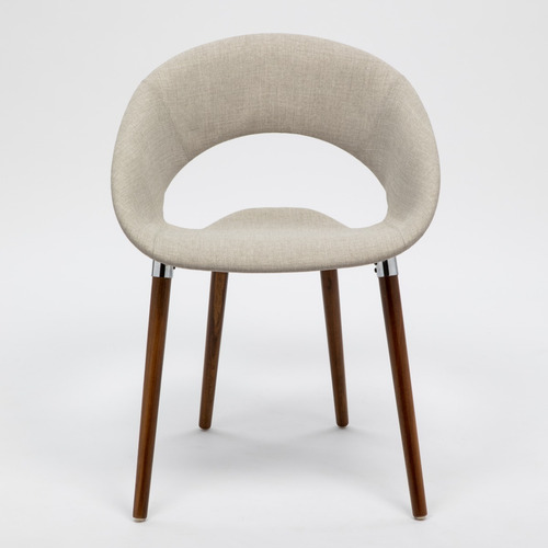 Imagen 8 de 8 de Silla De Comedor One Tapizada Wood