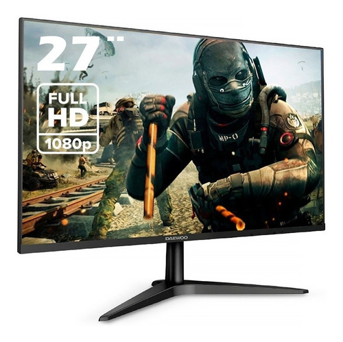 Monitor Pc Gamer 27 Pulgadas Full Hd Hdmi Led Negro Daewoo  