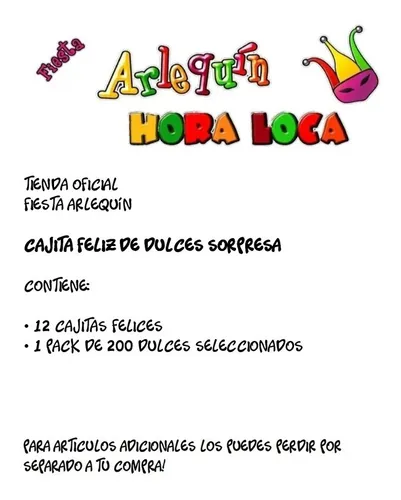 Cajita Feliz Dulces Sorpresa X12und Piñata Frozen