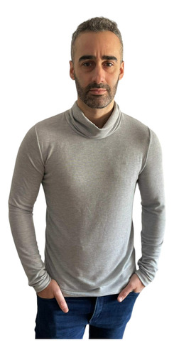Polera Hombre Sweater Lanilla Suavizada De Calidad Premium