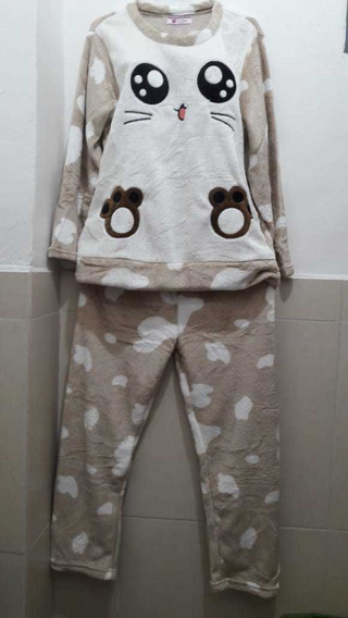 Sesto Senso/® Pijama Mujer Algodon 100/% Ropa De Dormir Conjunto de 2 Piezas Camisa Manga Larga o Corto Pantalones Largos o 3//4 con 2 Bolsillos