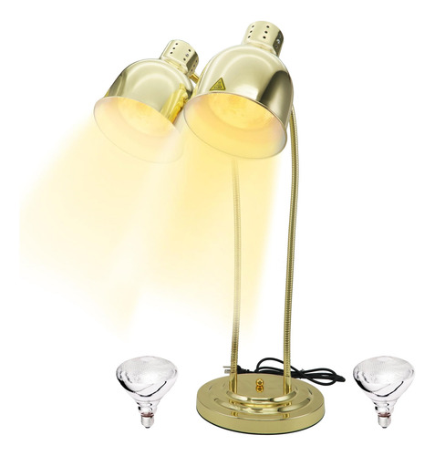 Lámpara De Mesa Portátil Homeluvo Gold De 500 W Para Calenta