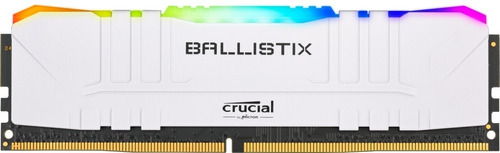 Imagen 1 de 5 de Memoria Crucial Ballistix Ddr4 8gb 3200mhz Blanco Rgb