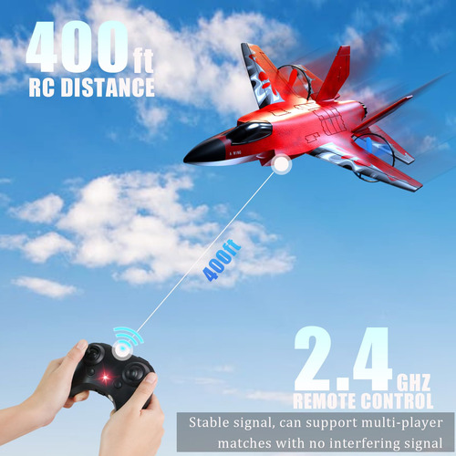 Avión Rc Flighter Jet Toys F35 Control Remoto Espuma 2 Canal Color
