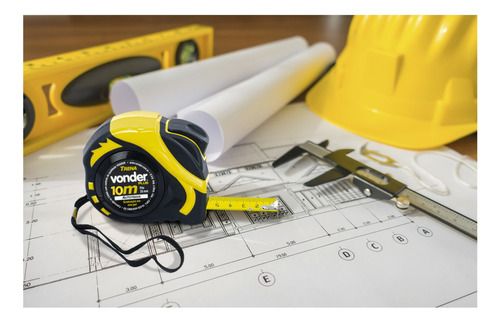 Trena Profissional Vonder 10m X 25mm Com Trava Automática