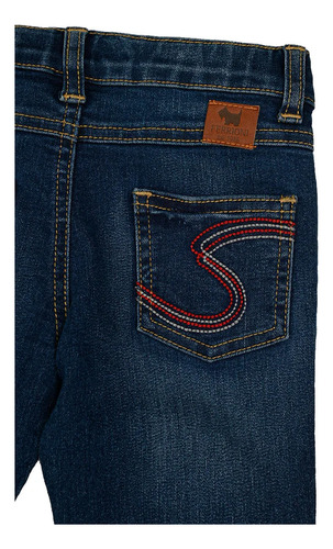 Ferrioni Jeans 5 Bolsas De Bebé M24199 (color Indigo)