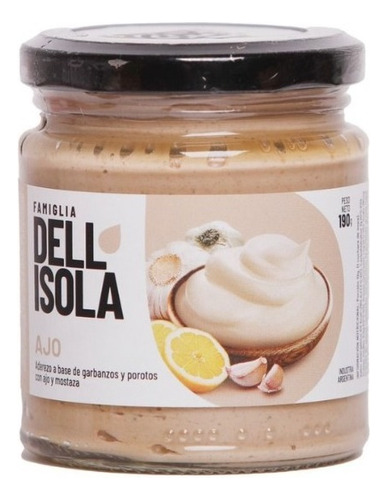 Dell Isola - Aderezo Ajo X 190g