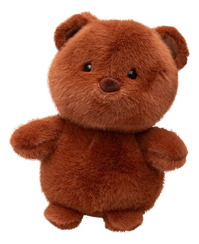 Peluche Chico De Animales Ultra Suave Y Esponjoso Color Café