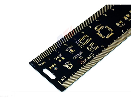 3 Unidades Regla Pcb 20cm Estudiante Electronica Ingenieria