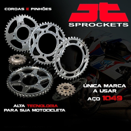 Kit Relação Panigale 1199 Cz Chains + Jt Sprockets C/ Adapt.