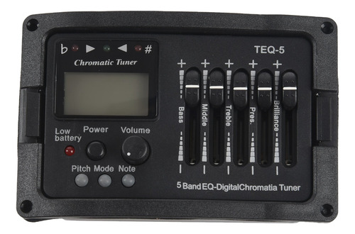 Preamplificador De Guitarra Acústica M65 Band Eq Equalizer C