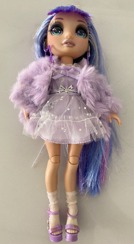 Boneca Rainbow High Fashion Violet Willow Com Acessorios (Usado)