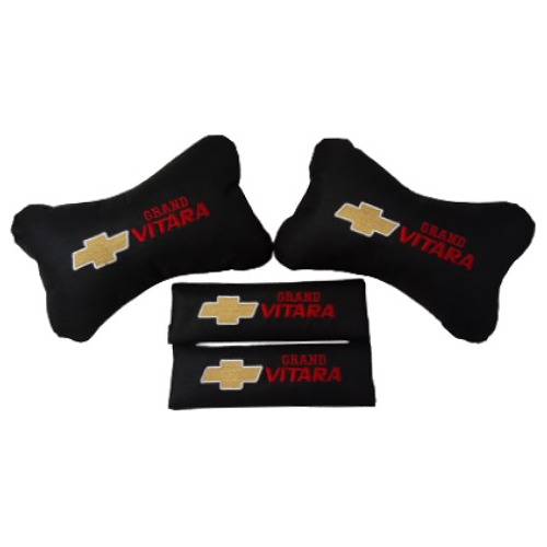 Kit De Almohadas Apoya Cabeza  Bandanas Grand Vitara 