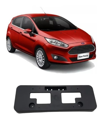 Portapatente Inferior De Ford Fiesta Kinetic 2014 Al 2017 C