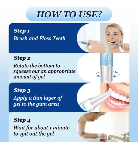 Gel Terapéutico Gum Shield, Gel De Goma Neslemy*3