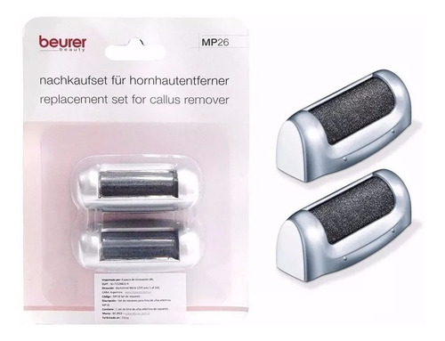 Imagen 4 de 10 de Limas De Repuesto Para Lima Exfoliadora Beurer Mp26