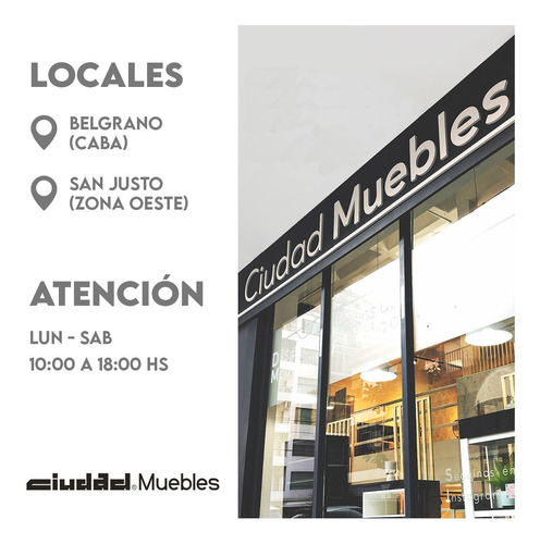 Imagen 2 de 6 de Modular Esquinero Biblioteca Estanteria Ciudad Muebles