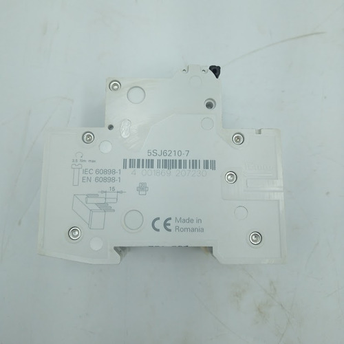 Disjuntor Bipolar Siemens 5sj62 Mcb C10