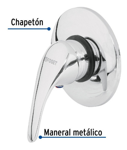 Monomando Regadera Laton Foset 49435
