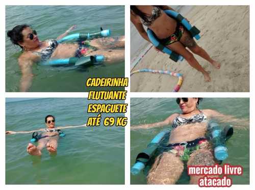 Espaguete Flutuador Macarrão Boia P/piscina Kit C/30+brinde