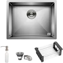 Comprar Cuba Inox Embutir Sobrepor Gourmet Quadrada Acessórios 5040