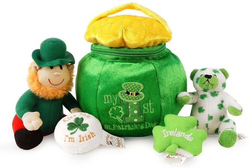 Juguete Para Bebe, Diseño De San Patricio Con Texto En Ing