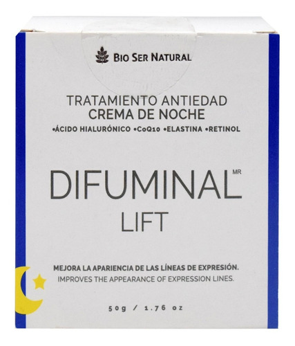 Crema Antiedad Noche Ácido Hialurónico Q10 Elastina Retinol