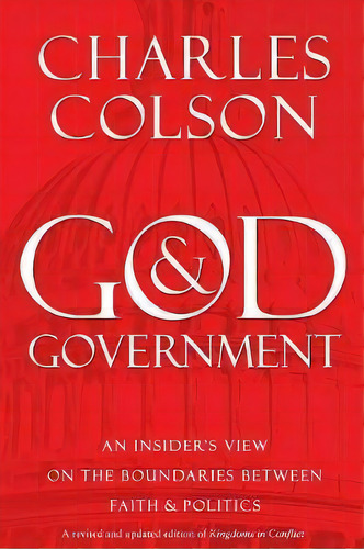 God And Government, De Charles W. Colson. Editorial Zondervan, Tapa Blanda En Inglés