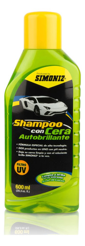 Shampoo Con Cera Para Autos Simoniz 600ml