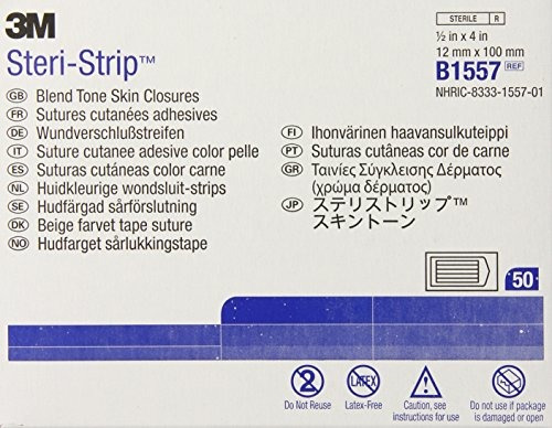 3m B1557 Steri-strip Cierres Blend Tono De La Piel (paquete 