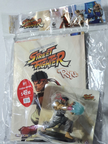 2 Figuras Street Fighter Ryu M. Bison Fasciculo 1 Y 3 #1 #3
