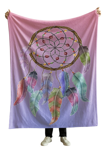 Cobija Frazada Varios Diseños Espiritualidad + Cuarzo Regalo Atrapasueños Frazada Ligera 110x160cm