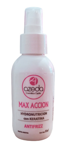 Max Accion Hidronutrición Con Keratina Antifrizz Azeda 