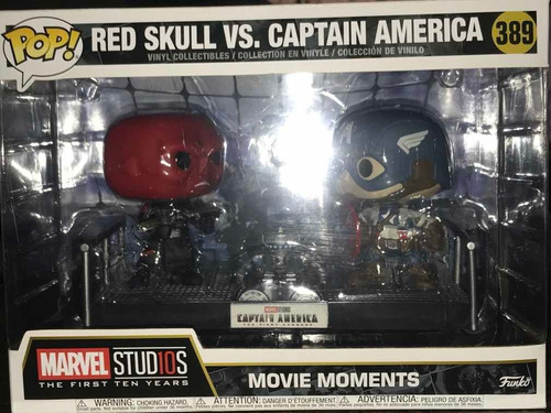 Funko Pop Red Skull Vs. Captain America movie Moments