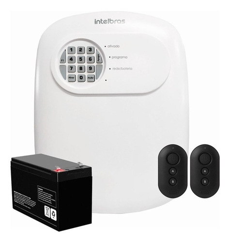 Kit Central Alarme Intelbras Anm 24 Net + Bateria 12v