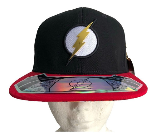 Gorra Original Dc Comics The Flash Logo Metalico  Oro V Colo