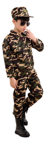 Uniforme De Exploración Militar Para Niños Abrigo Y Pantalo
