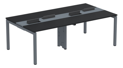 Mesa De Plataforma Dupla Para 4 Pessoas Corporativa Bf