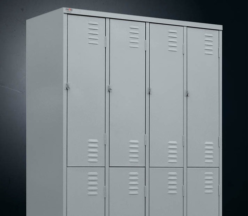 Armario Roupeiro Locker Em Aço 8 Portas Grandes C/sapat