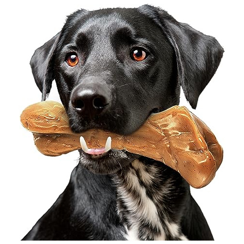 Twinkopat Bitemark Bone Dog Chew Toy Para Perros Grandes Mas