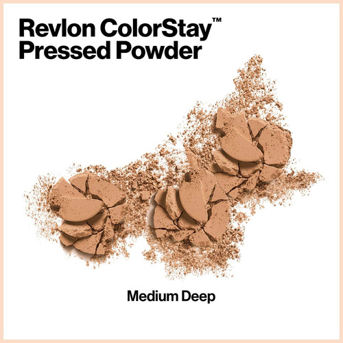 Imagen 3 de 6 de Revlon Colorstay Pressed Powder, Medium Deep, 8.4 G.