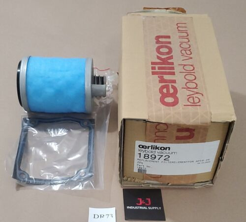 *new In Box* Oerlikon Leybold 18972 Filter Element Repla Jjq